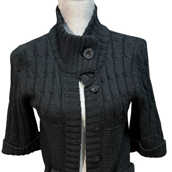 Merona Button-up Cardigan Sweater - Size XS - Cable Knit - Picture 2 of 11